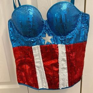 Brand new Captain American Corset